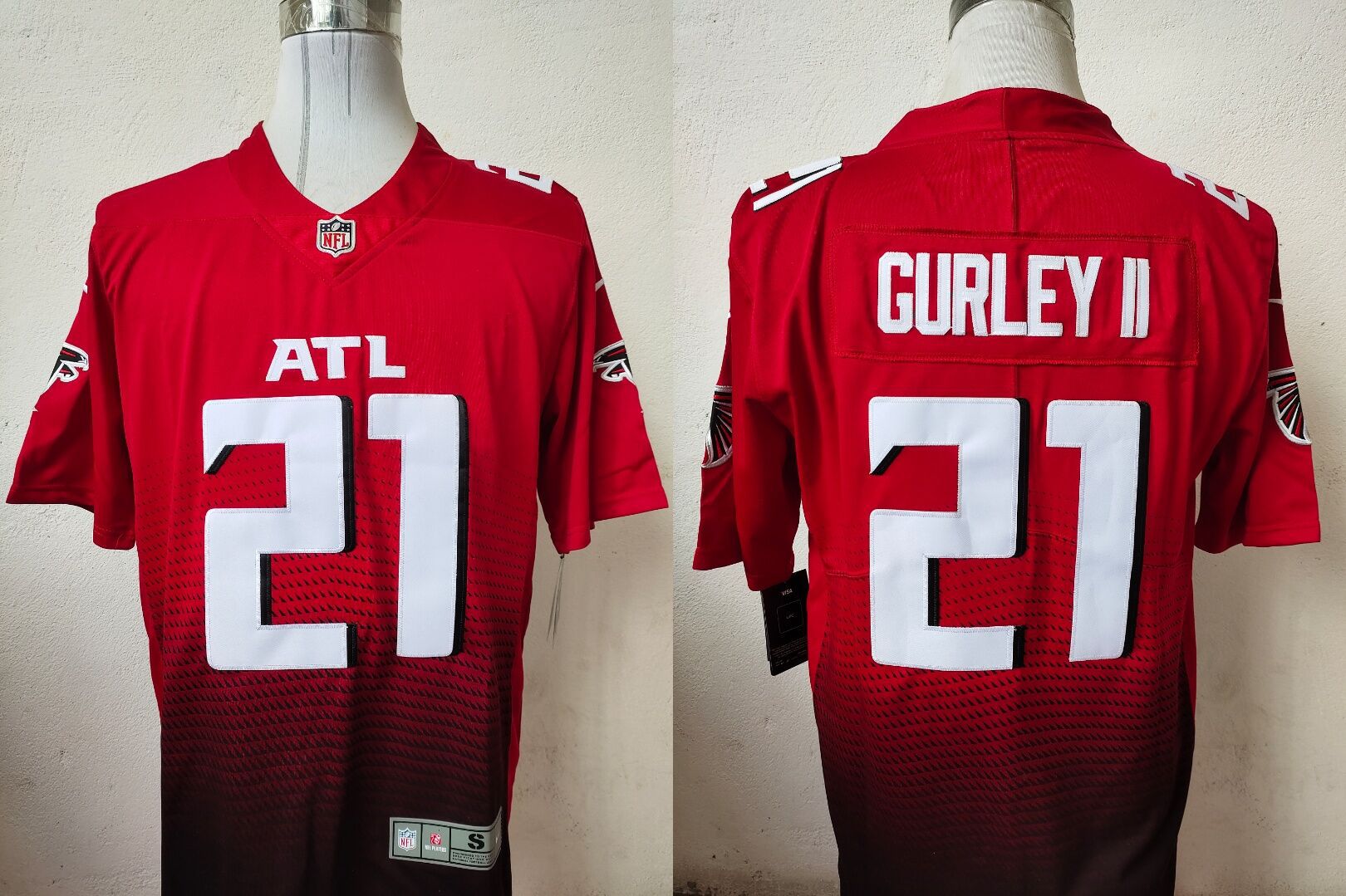 Men Atlanta Falcons #21 Gurley ii Red Nike Vapor Untouchable Stitched Limited NFL Jerseys